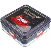 Christmas Cookie Tin Tinplate Candy Box Empty Tin Xmas Metal Gift Box Xmas Party Favor Box
